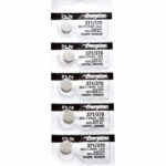 5 x Energizer 371 Watch Batteries, 1.55V, 0% MERCURY equivalent SR920SW, SR920W