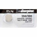 1 x Energizer 394 Watch Batteries, 1.55V,0% MERCURY equivalent SR936SW, 380, 936, AG9