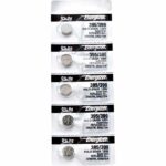 5 x Energizer 395 Watch Batteries, 1.55V, 0% MERCURY equivalent SR927W, 399, SR927SW