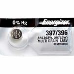 1 x Energizer 396 Watch Batteries, 1.55V