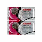 2 x Maxell 1216 Watch Batteries, 3V Lithium CR1216 Battery