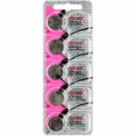 5 x Maxell 1632 Watch Batteries, 3V Lithium CR1632 Battery