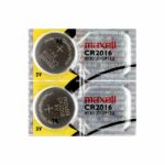 2 x Maxell 2016 Watch Batteries, 3V Lithium CR2016 Battery