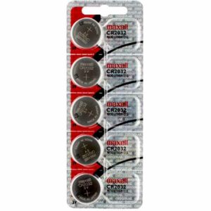5 x Maxell 2032 Watch Batteries, 3V Lithium CR2032 Battery