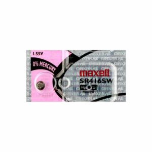 1 x Maxell 337 Watch Batteries, 0% MERCURY equivalent SR416SW Battery