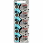 5 x Maxell 344 Watch Batteries, 0% MERCURY equivalent SR1136S Battery