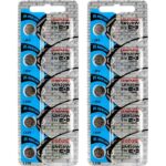 10 x Maxell 370 Watch Batteries, 0% MERCURY equivalent SR920W Battery