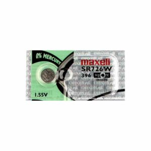1 x Maxell 396 Watch Batteries, 0% MERCURY equivalent SR726W Battery