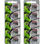 10 x Maxell 397 Watch Batteries, 0% MERCURY equivalent SR726SW Battery