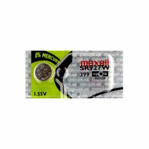 1 x Maxell 399 Watch Batteries, 0% MERCURY equivalent SR927W Battery