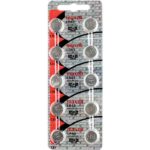 10 x Maxell LR43 Batteries, LR43 Battery, 1.5V Alkaline