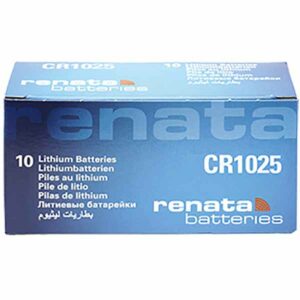 10 x Renata 1025 Watch Batteries, 3V Lithium CR1025