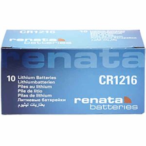 10 x Renata 1216 Watch Batteries, 3V Lithium CR1216