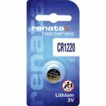 1 x Renata 1220 Watch Batteries, 3V Lithium CR1220