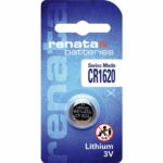 1 x Renata 1620 Watch Batteries, 3V Lithium CR1620