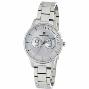 Daniel Klein Women's Watch - Stainless Steel Band - 36mm Analog - Quartz - Silver/Gold Tone - DK11561-1