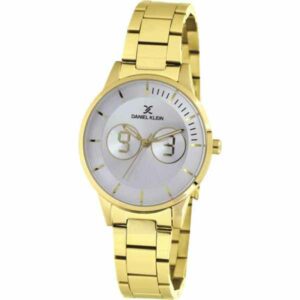 Daniel Klein Women's Watch - Stainless Steel Band - 36mm Analog - Quartz - Silver/Gold Tone - DK11561-2