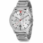 Daniel Klein Men's Watch - Stainless Steel Band - 43mm Analog - Quartz - Silver Tone - DK11691-1