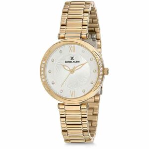 Daniel Klein Women's Watch - Stainless Steel Band - 32mm Analog - Quartz - Gold Tone - DK11741-2