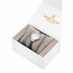 Daniel Klein Womens Watch and Bracelet Gift Set - Silver Tone - DK11796-5