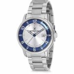 Daniel Klein Men's Watch - Stainless Steel Band - 44mm Analog - Quartz - Blue/Silver Tone - DK12113-3