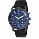 Daniel Klein Men's Watch - Milanese Mesh Band - 45mm Analog - Quartz - Dark Blue/Gun Metal Black - DK12127-5