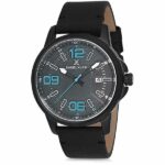 Daniel Klein Men's Watch - Leather Band - 44mm Analog - Quartz - Grey/Black - DK12131-5