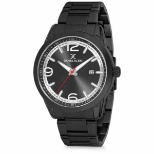 Daniel Klein Men's Watch - Stainless Steel Band - 44mm Analog - Quartz - Gun Metal Black - DK12141-5