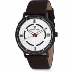 Daniel Klein Men's Watch - Leather Band - 43mm Analog - Quartz - Silver Tone/Warm Brown - DK12157-6