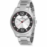 Daniel Klein Mens Watch - Stainless Steel - 44mm Analog - Quartz - Silver Tone - DK12166-2