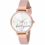 Daniel Klein Womens Watch - 33mm Analog - Quartz - Crystal Accented - Rose Gold Tone/Pink - DK12181-3