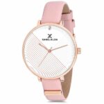 Daniel Klein Womens Watch - 35mm Analog - Quartz - Slim, Crystal Accented - Rose Gold Tone/Pink - DK12185-7