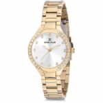 Daniel Klein Womens Watch - Stainless Steel - 32mm Analog - Quartz - Crystal Accented - Gold Tone - DK12195-3