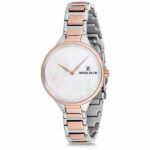 Daniel Klein Womens Watch - 32mm Analog - Quartz - Crystal Accented - Rose Gold and Silver Tone - DK12196-3