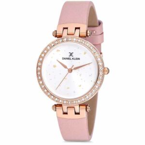 Daniel Klein Womens Watch - 32mm Analog - Quartz - Speckled, Crystal Accented, Colorful - Rose Gold Tone/Pink - DK12199-6