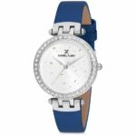 Daniel Klein Womens Watch - 32mm Analog - Quartz - Speckled, Crystal Accented, Colorful - Silver Tone/Blue - DK12199-7