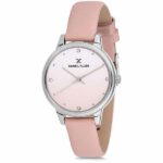 Daniel Klein Womens Watch - 30mm Analog - Quartz - Crystal Accented Markers, Gradient - Silver Tone/Pink - DK12201-5