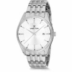 Daniel Klein Mens Watch - Stainless Steel - 43mm Analog - Quartz - Silver Tone - DK12219-1