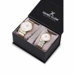 Daniel Klein His and Her Watch Set - Gold Tone - DK12240-3