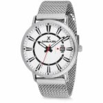 Daniel Klein Mens Watch - Mesh Strap - 43mm Analog - Quartz - Silver Tone - DK12244-1