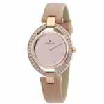 Daniel Klein Womens Slim Watch - 32mm Analog - Quartz - Crystal Accented - Rose Gold Tone/Taupe - DK12269-4