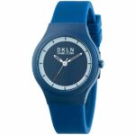 Daniel Klein Womens Watch - Silicone Strap - 34mm Analog - Quartz - Blue - DK12277-3