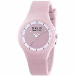 Daniel Klein Womens Watch - Silicone Strap - 34mm Analog - Quartz - Pink - DK12277-7