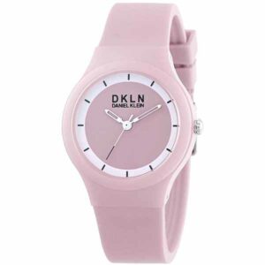 Daniel Klein Womens Watch - Silicone Strap - 34mm Analog - Quartz - Pink - DK12277-7