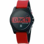 Daniel Klein Mens Watch - Silicone Strap - 42.5mm Analog - Quartz - Two-Tone - Black/Red - DK12278-2