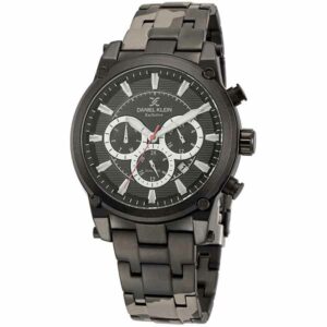 Daniel Klein Mens Watch - 45mm Analog - Multifunction - Quartz - Dual Time, Camo - Black - DK12297-1