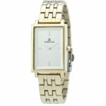 Daniel Klein Womens Rectangle Watch - 25mm Analog - Quartz - Minimalist, Sleek Watch - Gold Tone - DK12317-2