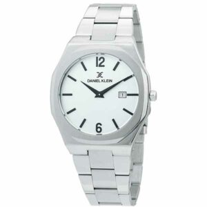 Daniel Klein Mens Watch - Stainless Steel - 41mm Analog - Quartz - Classic Watch - Silver Tone - DK12330-2