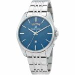 Daniel Klein Mens Watch - Stainless Steel - 44mm Analog - Quartz - Textured Dial - Silver Tone - DK12337-3