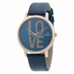 Daniel Klein Womens Love Watch - 38mm Analog - Quartz- Rose Gold Tone/Blue - DK12339-6